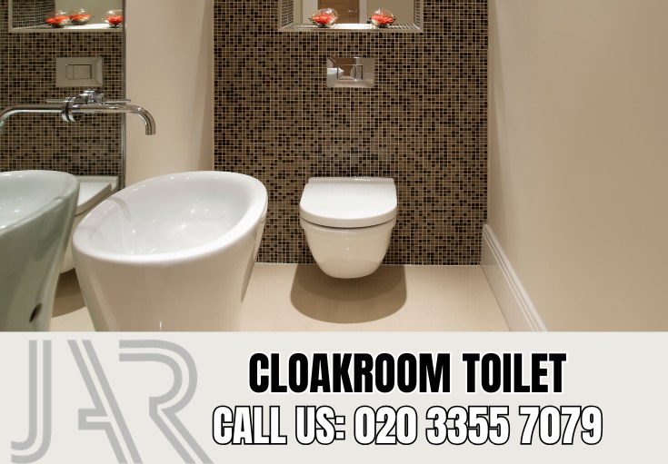 Cloakroom and Downstairs Toilet Installation by Waterloo Bathroom Fitters
